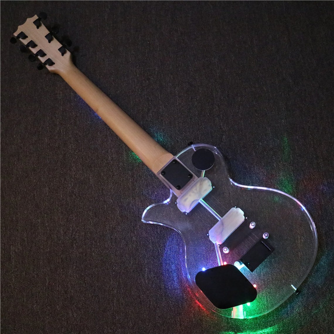 New Design Acrylic Body 7 strings Electric Guitar with Etsy