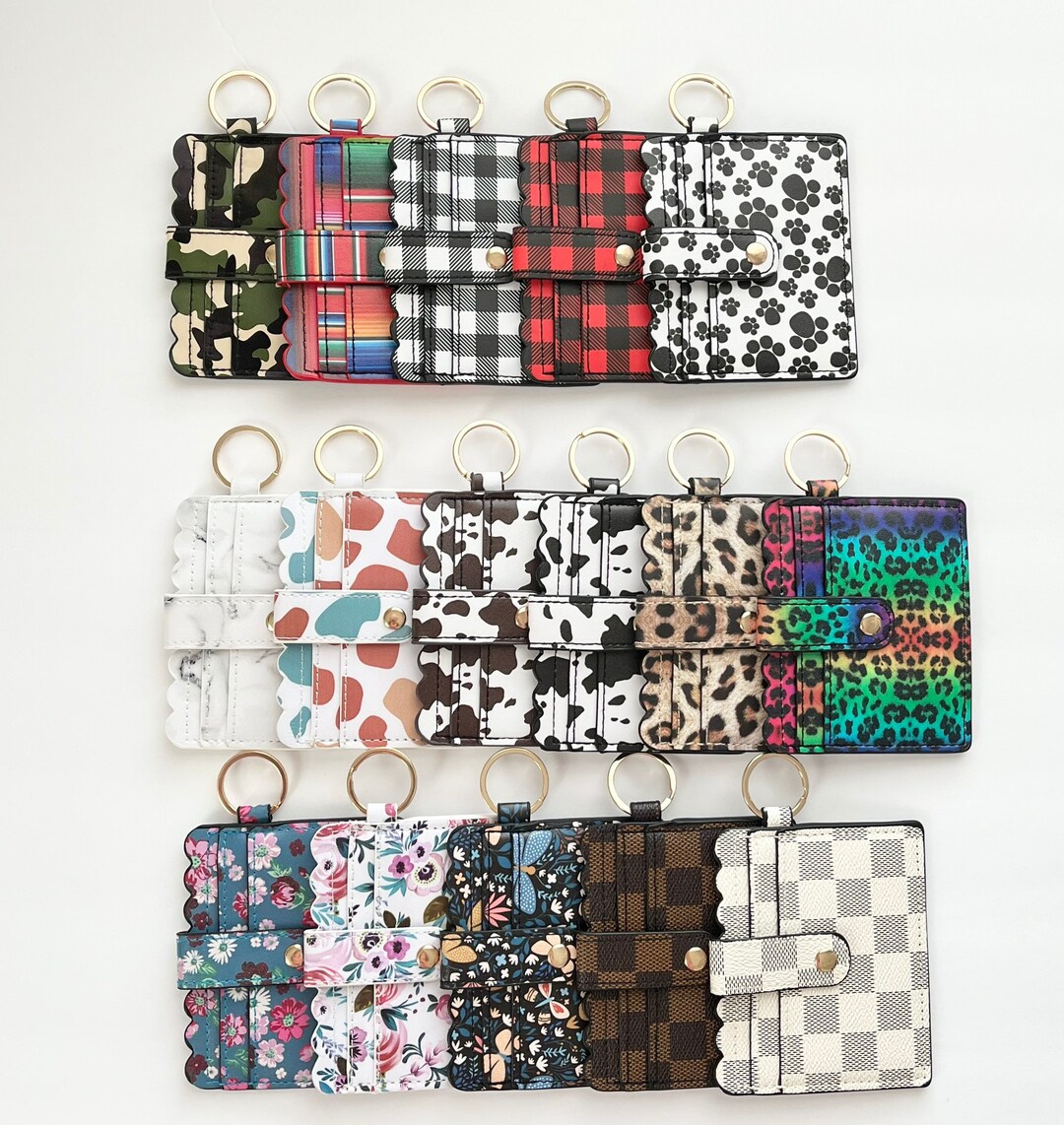 Card Wallet, Keychain, Wristlet, Gifts for Her, Trendy, Boho, Mom Gift
