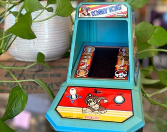 Vintage 1980s Tested Coleco mini Nintendo of America Donkey Kong