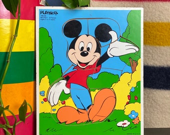 Vintage 1980s Walt Disney/'s Peter Pan Playskool Children/'s Jigsaw Puzzle
