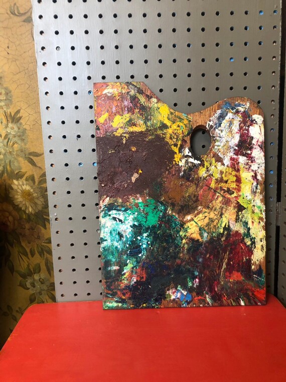 wooden painter's palette