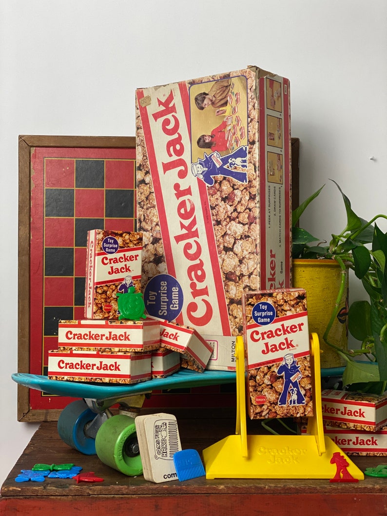 Vintage 1970s Complete Cracker Jack Surprise Game Etsy