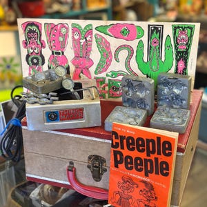 Vintage 1960s Creeple Peeple Mattel Inc. Toymakers Thingmaker Set - Etsy