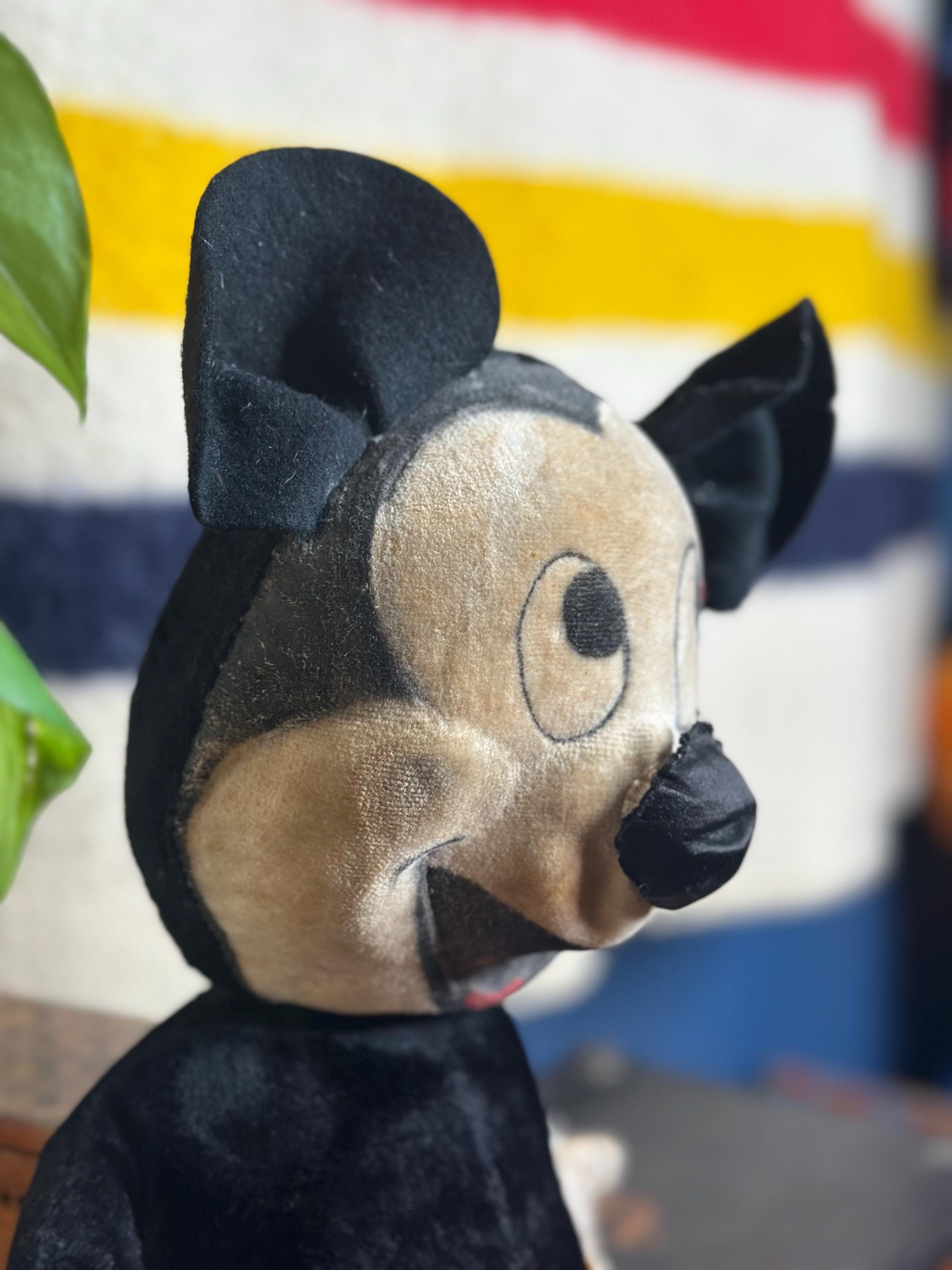 Vintage 1940s GUND Disney Mickey Mouse Plush Stuffed Animal - Etsy