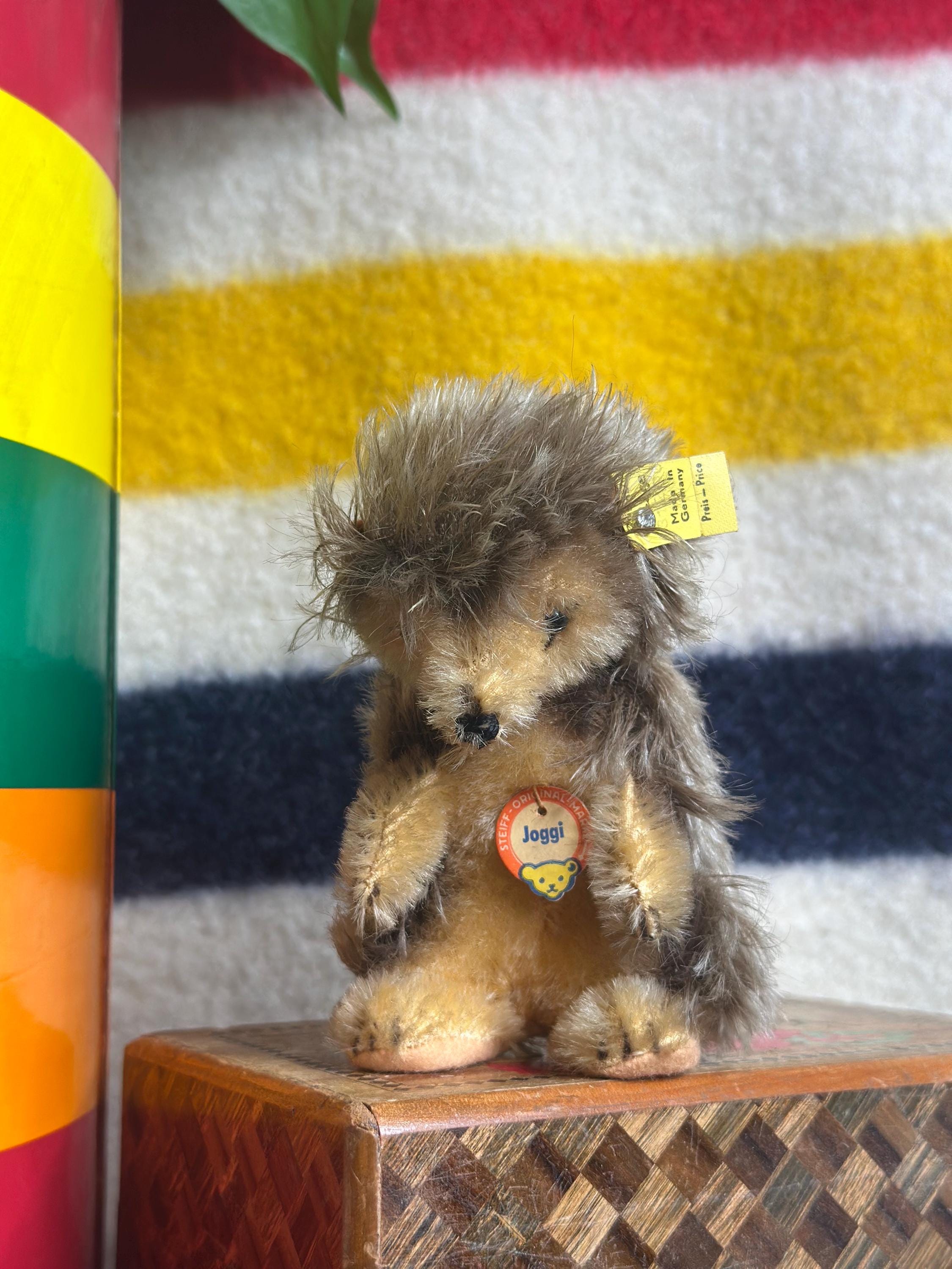Petite Peluche Steiff Macki Le Hérisson – Vintage Rare – Bon état