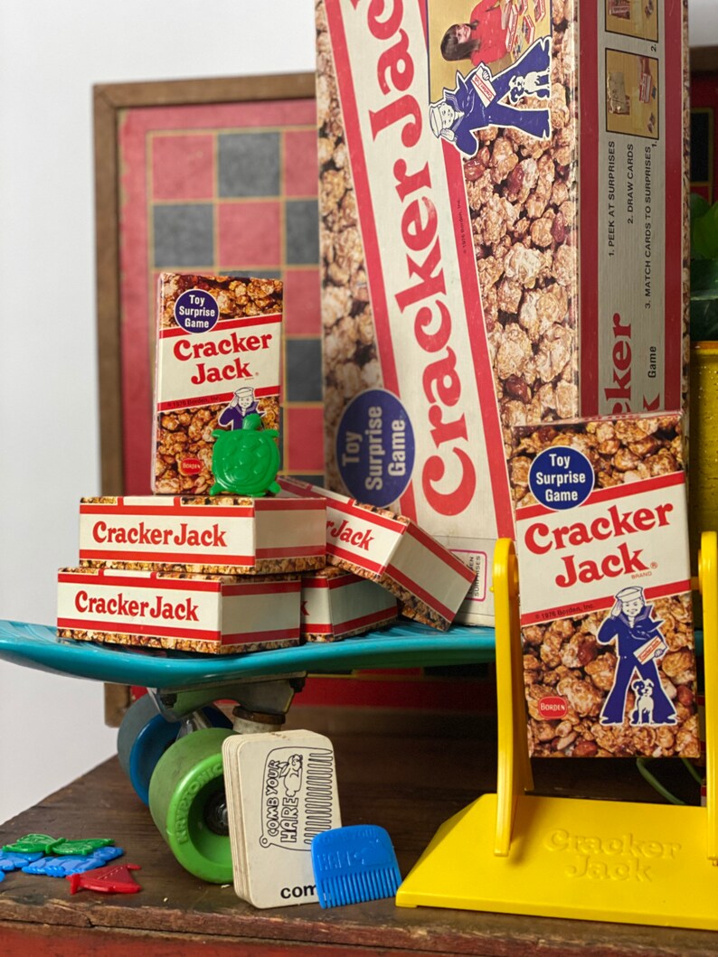 Vintage 1970s Complete Cracker Jack Surprise Game Etsy