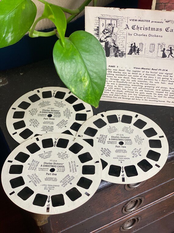 Stereoscopes & Viewfinders Toys & Games Vintage 1950s A Christmas Carol