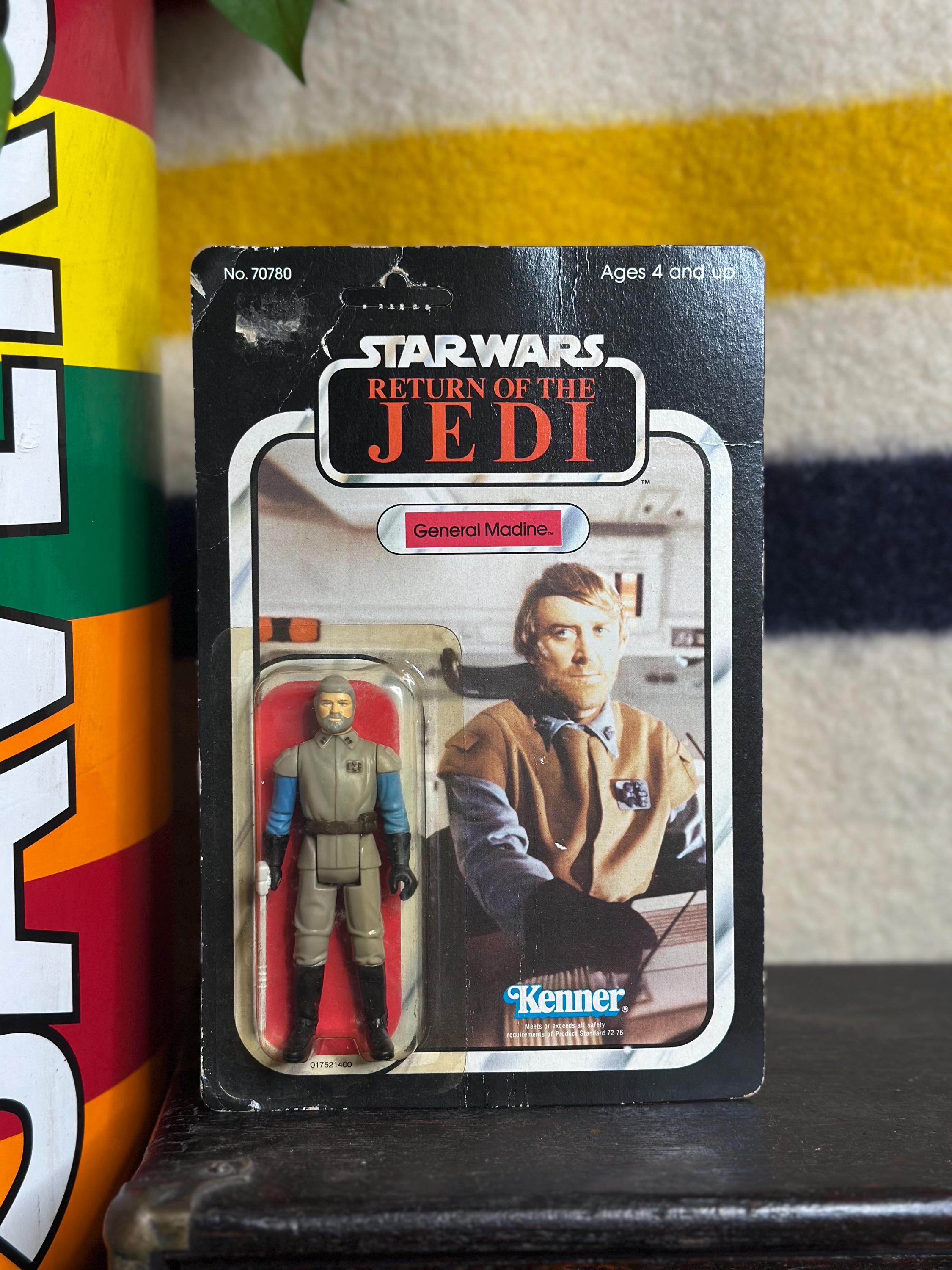 Vintage 1980s Sealed Unpunched Kenner Star Wars General Madine 