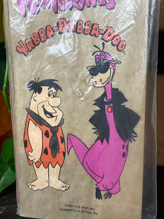 Vintage 1990s New Old Stock the Flintstones Brown… - image 6