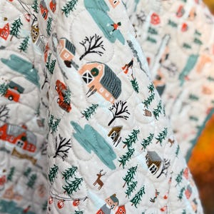 Rifle Paper Holiday Quilt – Winter Child&#39;s Cuddle Quilt