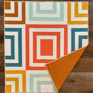 Handmade Modern Baby Quilt: Suzy Quilts Fireside Pattern