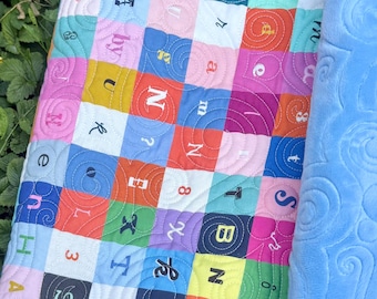 Ruby Star Society Quilt & Dr. Seuss ABC Book Gift Set