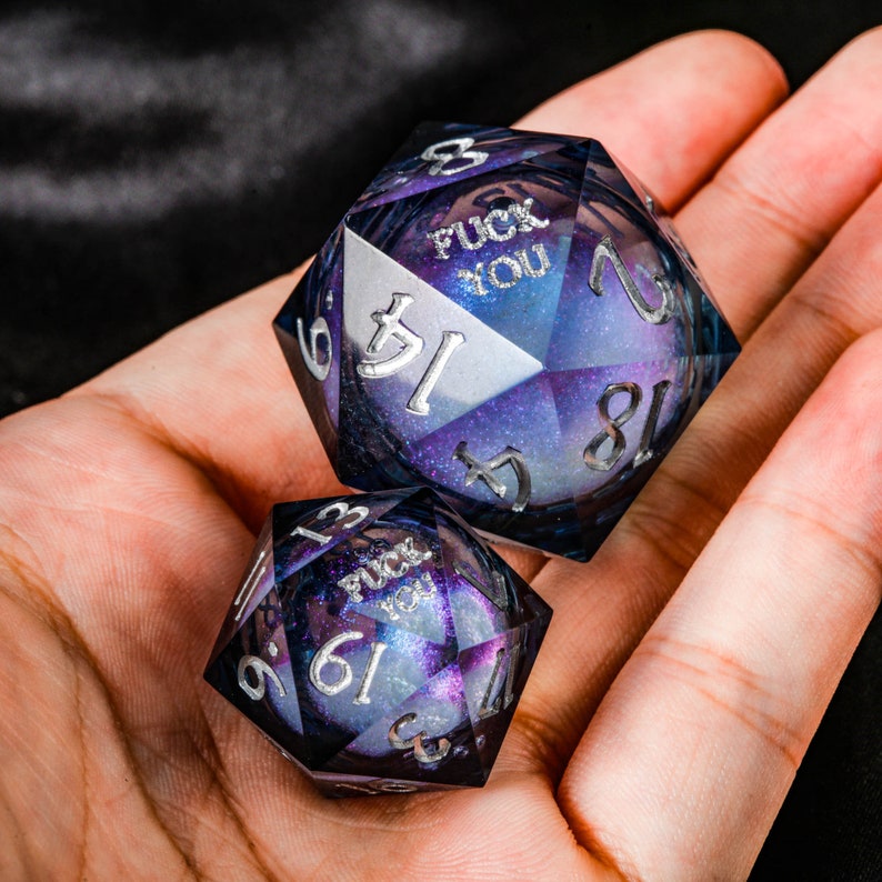 Jeu de dés Word bleu foncé Galaxy Dice F image 7