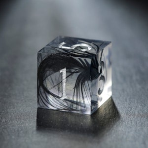 Black Feather Dice Set Only D6