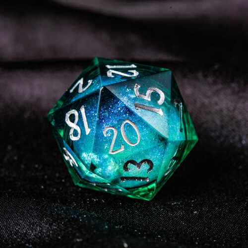 Red Smoky Black Liquid Core Resin Dnd D&D Dice Set Etsy Canada