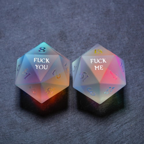 Raised Black Lightning Glass Dice Set Etsy UK