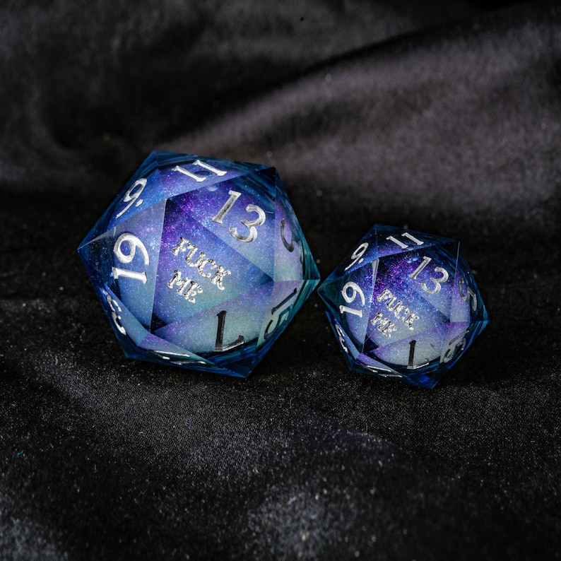 Jeu de dés Word bleu foncé Galaxy Dice F image 6