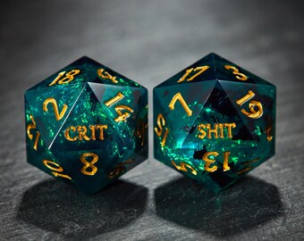 Dark Green Crit Dice Set