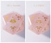 Rose Quartz Gemstone DnD Dice Set Axolotl Motif F*ck Dice