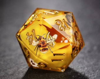 Honey Bee and Flower Dice Set