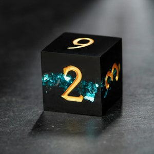 Blue Tinsel F Word Dice Set image 2