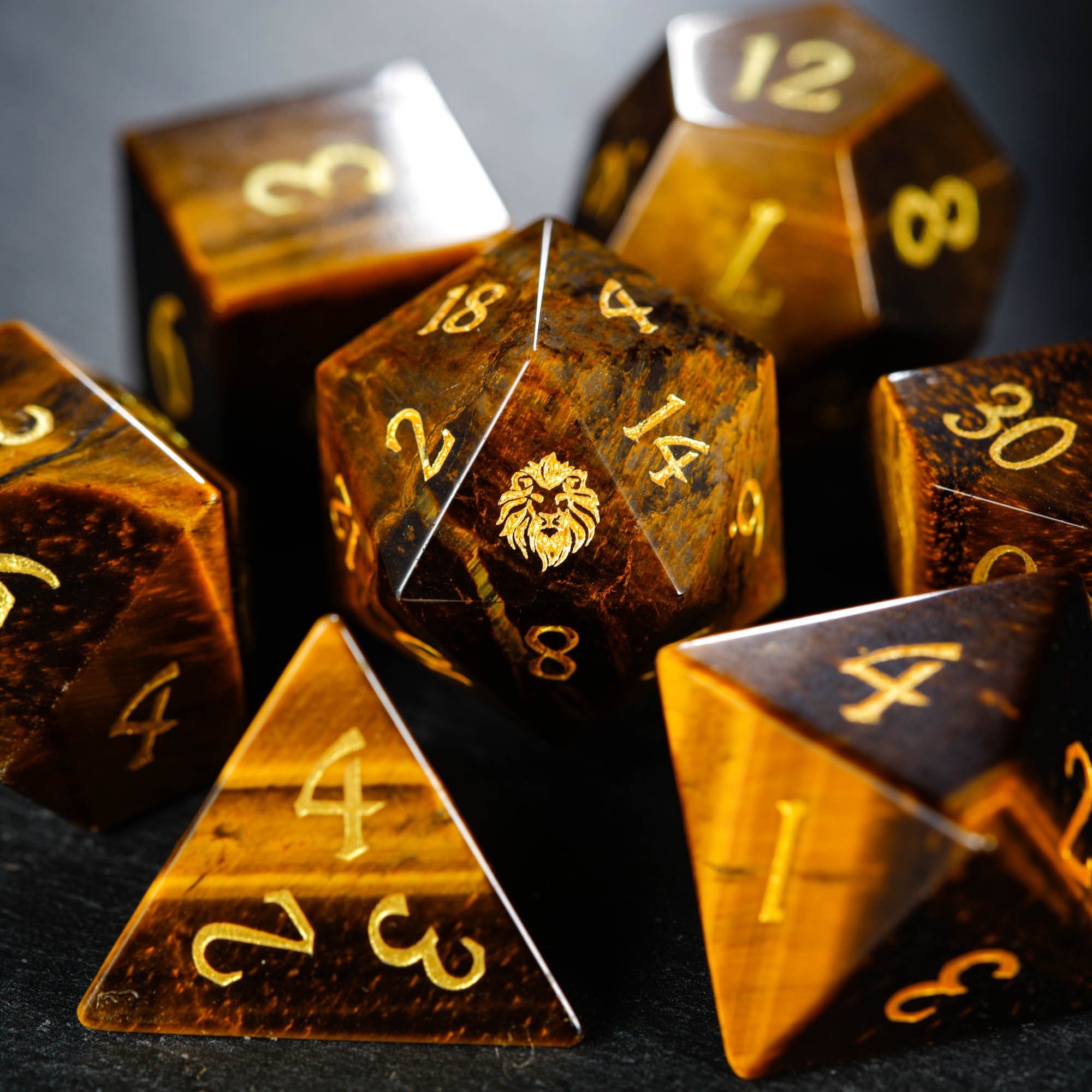Tigers eye dice clearance