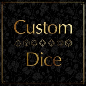 Custom Dice Wedding Dice