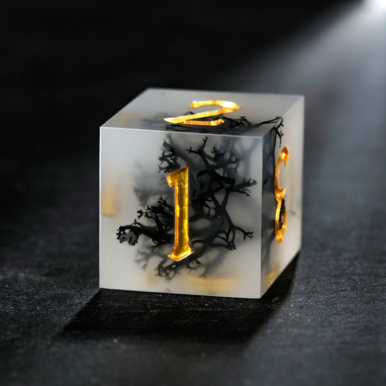 Black Coral Dice Set image 4