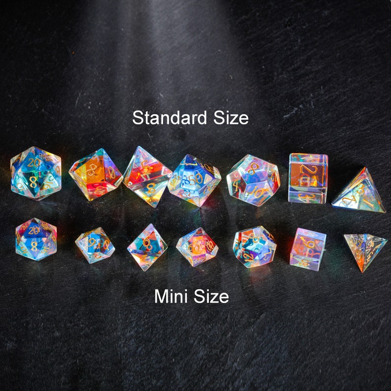 Fantastisches Glaswürfel-Set Full Set (Mini Size)