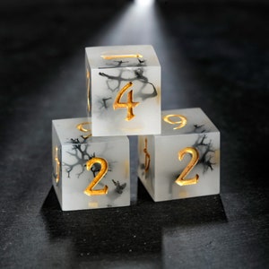 Black Coral Dice Set image 3