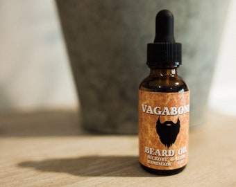 Vagabond Beard Oil | 1 oz. | Beard care, Conditioning | Hickory, Sandalwood, Cedar Wood | Inspired by Light Beard Oil | Essential Oil