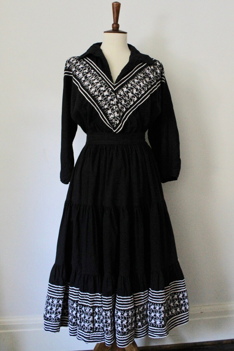 1950/'s Thunderbird Fashions Two Piece Set Skirt and Top
