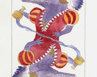 Temperance - Herpetology Tarot Print