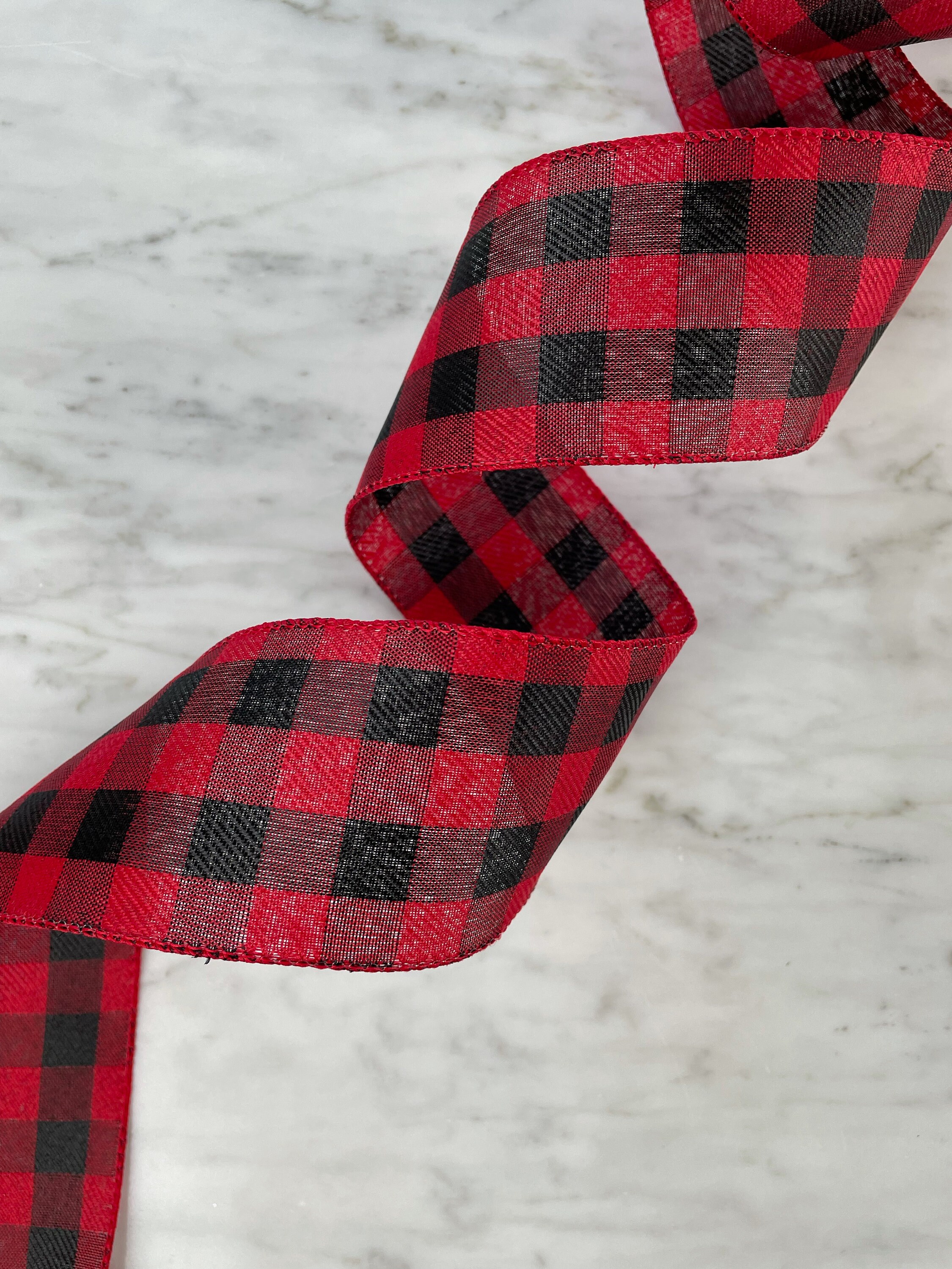 Extra Large Ribbons Wired Christmas Ribbon: Extra Wide Holiday Craft Ribbon - Etsy