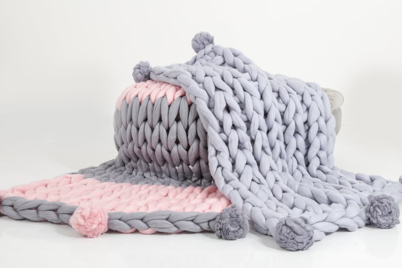 hand knit blanket for sale