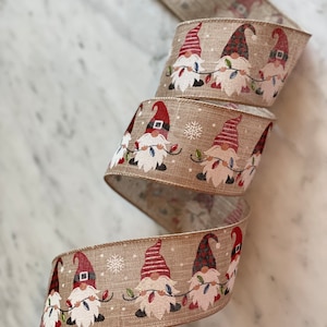 Christmas ribbon, Luxury Christmas Extra Wide wired ribbon wire edged craft decoration gorgeous gift packaging ribbon free delivery  2023