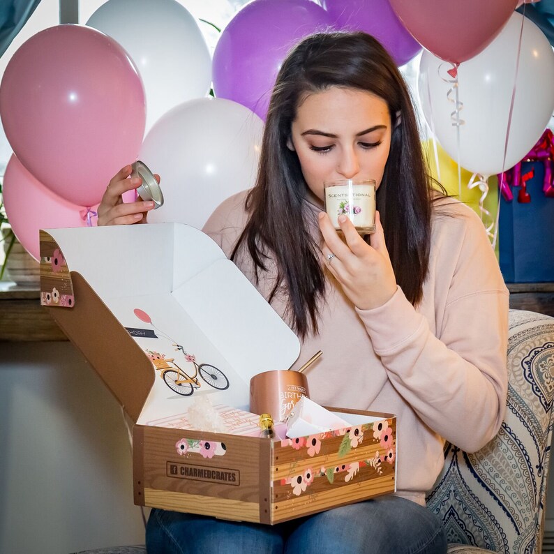 Birthday Gift Box for Women Birthday Gift Basket for Her Etsy UK