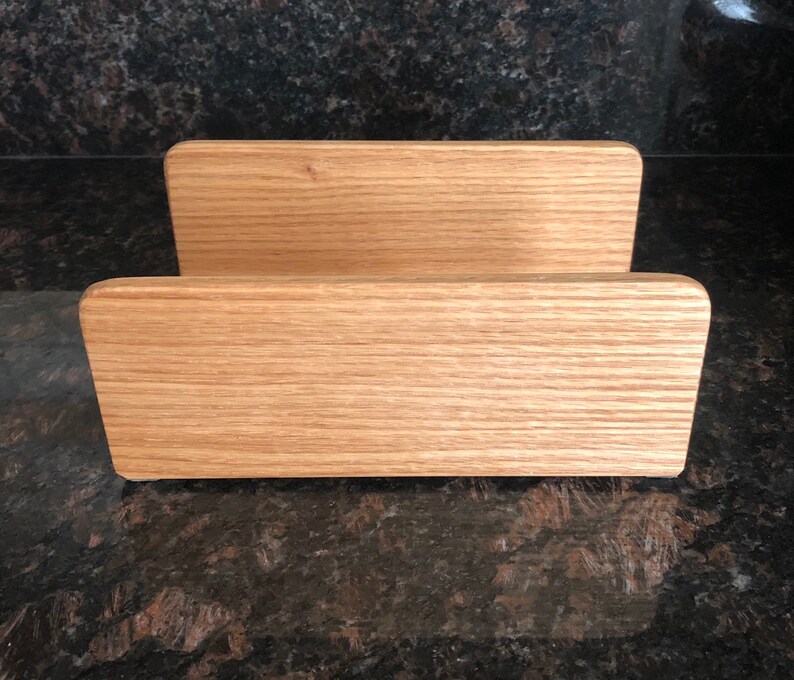 Cloth Napkin Holder Reusable Napkin Holder Sustainable Wood Etsy