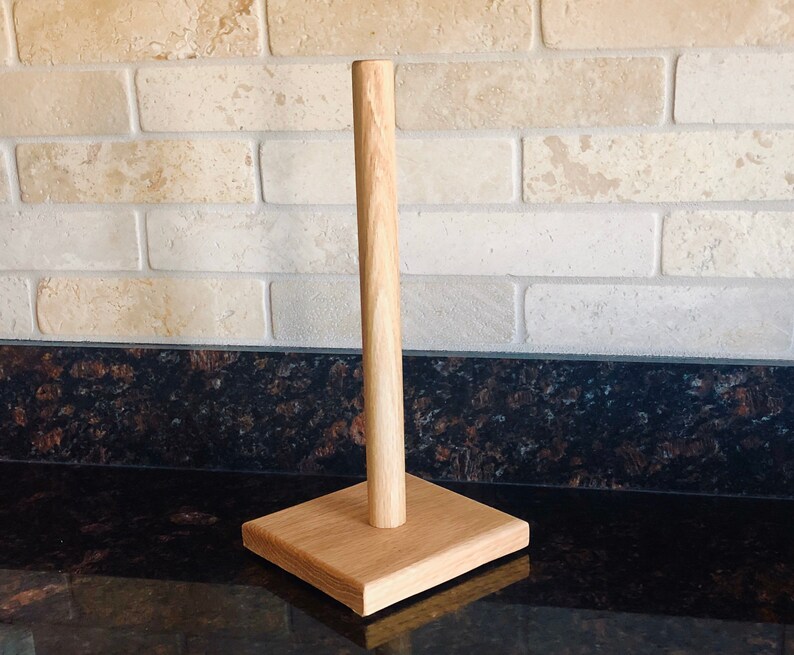 Regular towel holder removable dowel wood cloth paper towel Etsy