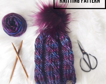 The Whirlwind Beanie Knitting Pattern