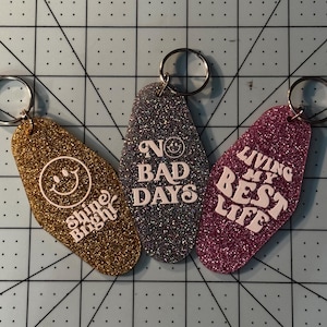 Custom Hotel Style Keychain Custom Keychain Retro Motel Keychain