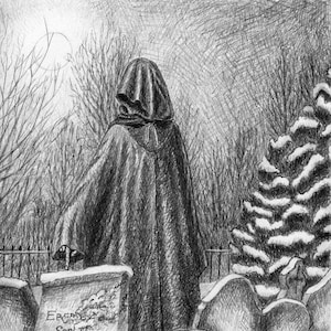 Dickens Christmas Carol en andere spookverhalen: pak met 6 kerstkaarten of blanco kaarten