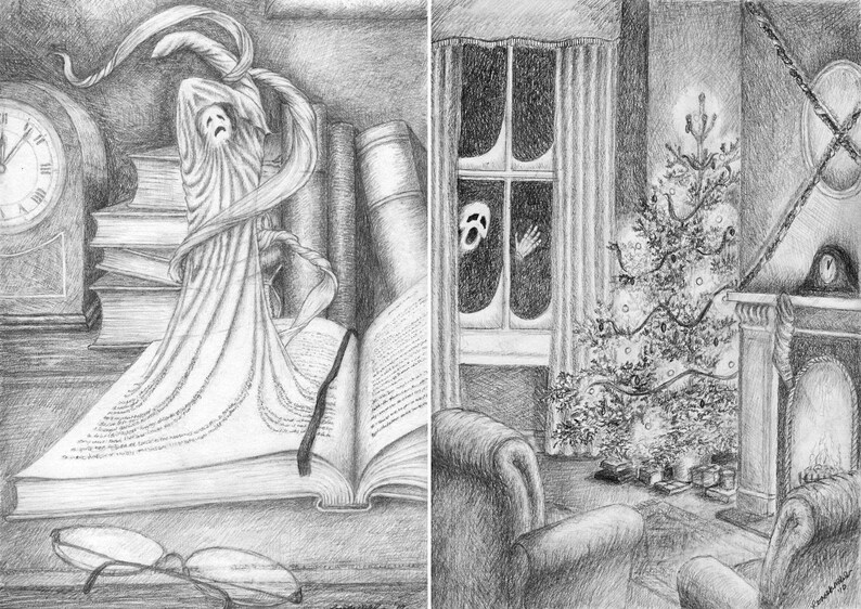 A Ghost Story for Christmas Pack of 12 Cards Alternative Etsy