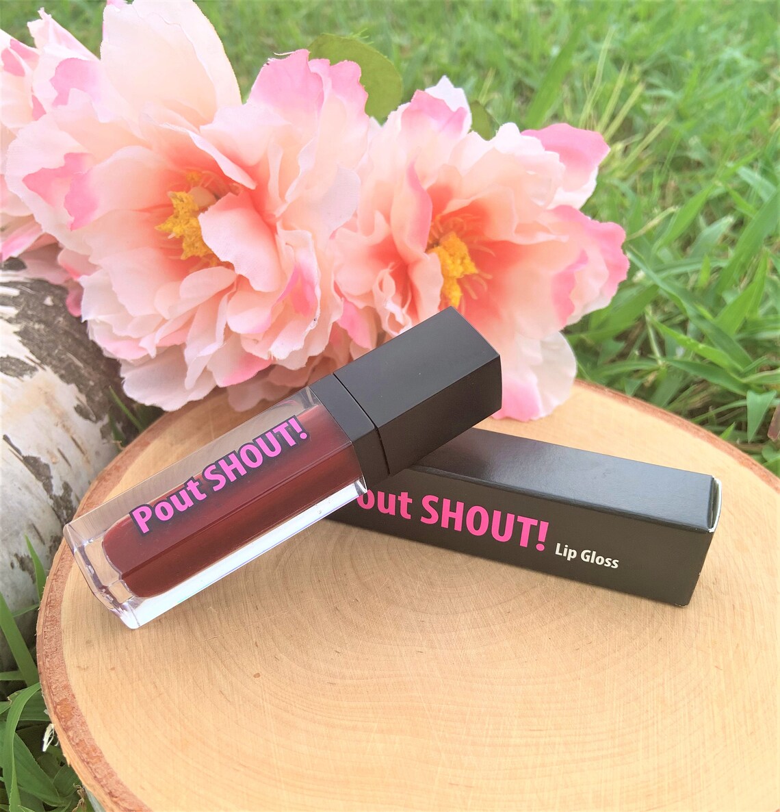 Dark Red Matte Bold Lip Gloss Long LastingRed Lip StainRed Etsy