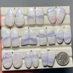 Rare Hyacinth Jasper Pair A One Quality 100% Natural Hyacinth Jasper Cabochon Loose Gemstone For Making Earring Code MI-457