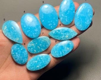 Hemimorphite A One Quality Hemimorphite Cabochon Loose Gemstone For Making Jewelry Code MI-1229