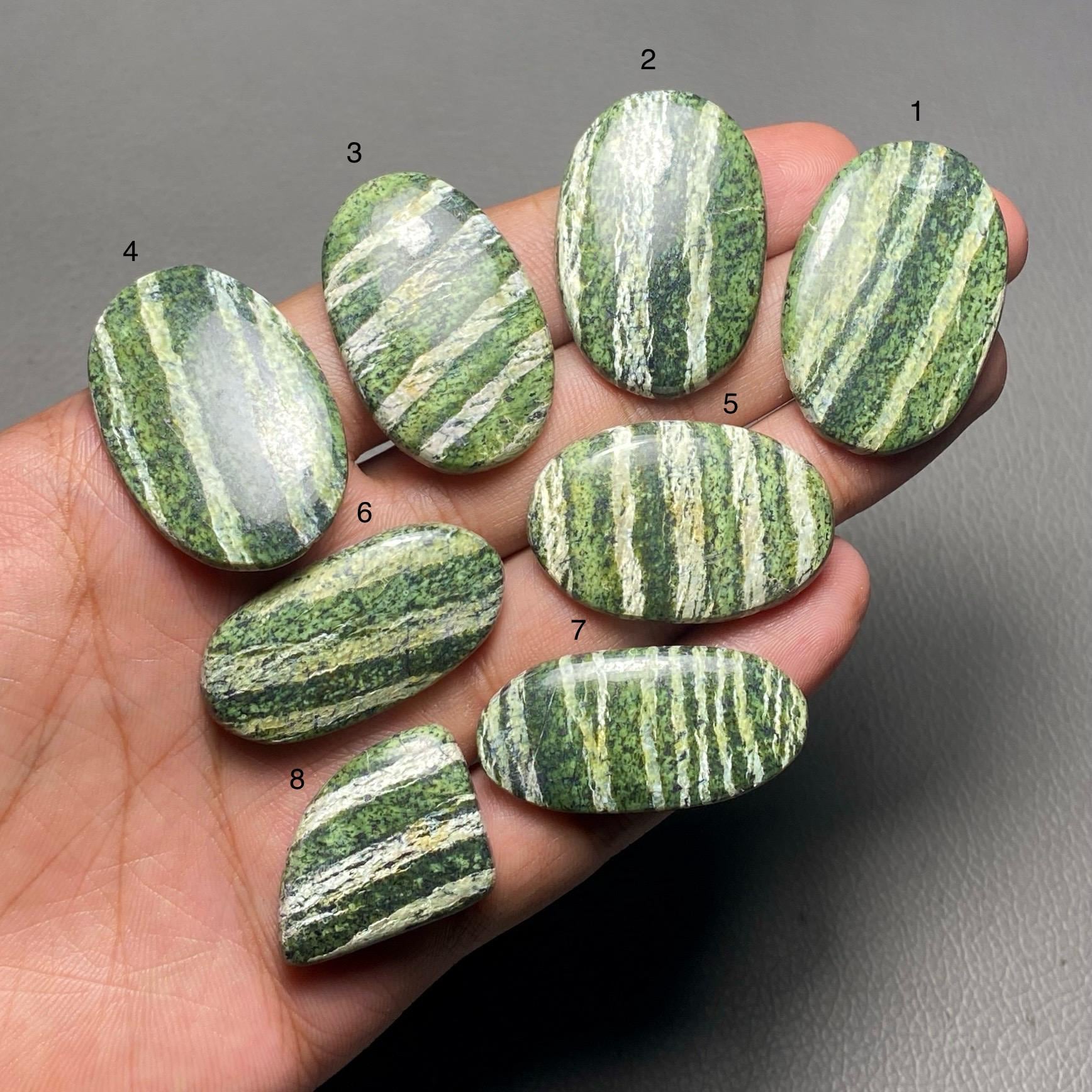 Green Swiss Opal A One Quality 100% Natural Swiss Opal Cabochon