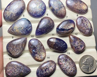 Iolite Sunstone A One Quality 100% Natural Iolite Sunstone Cabochon Loose Gemstone For Making Jewelry Code MI-872