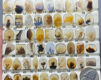 Scenic Quartz A One Quality 100% Natural Scenic Quartz Cabochon Loose Gemstone For Making Jewelry Code MI-857