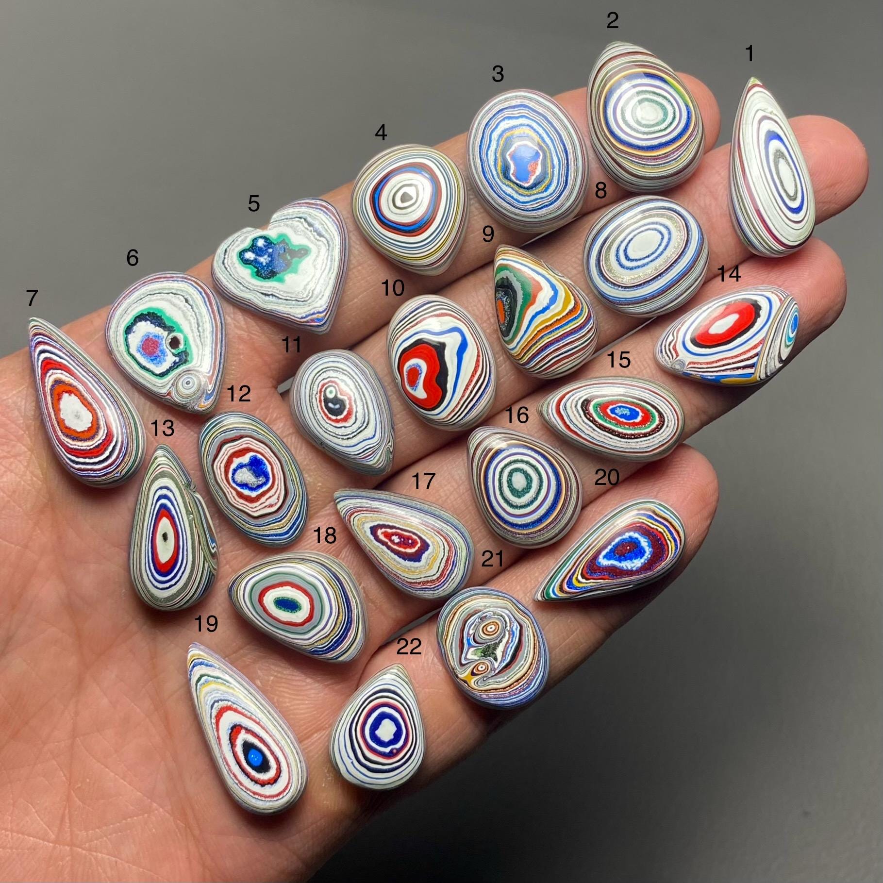 Fordite A One Quality Fordite Cabochon Loose Gemstone For Making Jewelry Code MI-329